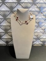 CLOVER 20 MOTIFS LASER CARNELIAN NECKLACE - Image 6