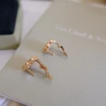 LUCKY PINK GOLD WHITE MOP EARRINGS - Image 7
