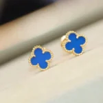 CLOVER MINI 9.5MM TURQUOISE EARRINGS - Image 6