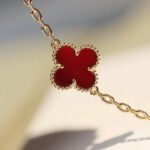 CLOVER 20 MOTIFS CARNELIAN NECKLACE - Image 5