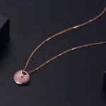AMULETTE ROSE GOLD PINK MOP NECKLACE - Image 2