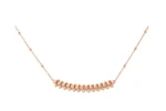 CLASH PINK GOLD NECKLACE - Image 2