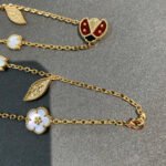 LUCKY SPRING 15 MOTIFS GOLD NECKLACE - Image 7