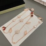 LUCKY SPRING 15 MOTIFS ROSE GOLD NECKLACE - Image 2
