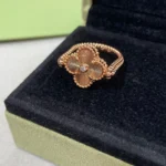 CLOVER RIVERSIBLE ROSE GOLD RING