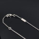 CLOVER PIETERSITE SILVER LONG NECKLACE - Image 4