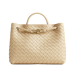 Bot.tega Ven.eta | Andiamo Beige leather tote bag