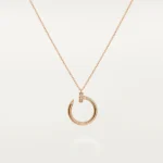 JUSTE NECKLACE PINK GOLD