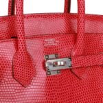 Her.mès Bag | Birkin 25 Rose Extreme Lizard - Image 4