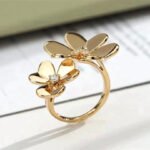 CLOVER COMOS GOLD DIAMOND RING - Image 3