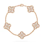 CLOVER 5 MOTIF FULL DIAMOND BRACELET COLLECTION - Image 4