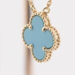 CLOVER 15MM VINTAGE TURQUOISE NECKLACE - Image 3