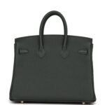 Her.mes | Birkin 25 Vert Fonce Togo - Image 5