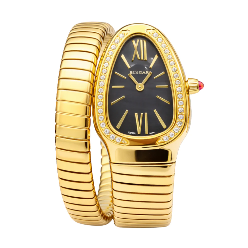 56 Bvl.gari Watch | Serpenti Tubogas Yellow Gold Diamond - Image 1