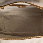 M.iu M.iu |  Beau canvas and leather bag Beige/brandy - Image 2