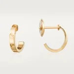 LOVE EARRINGS 2.65MM PINK GOLD