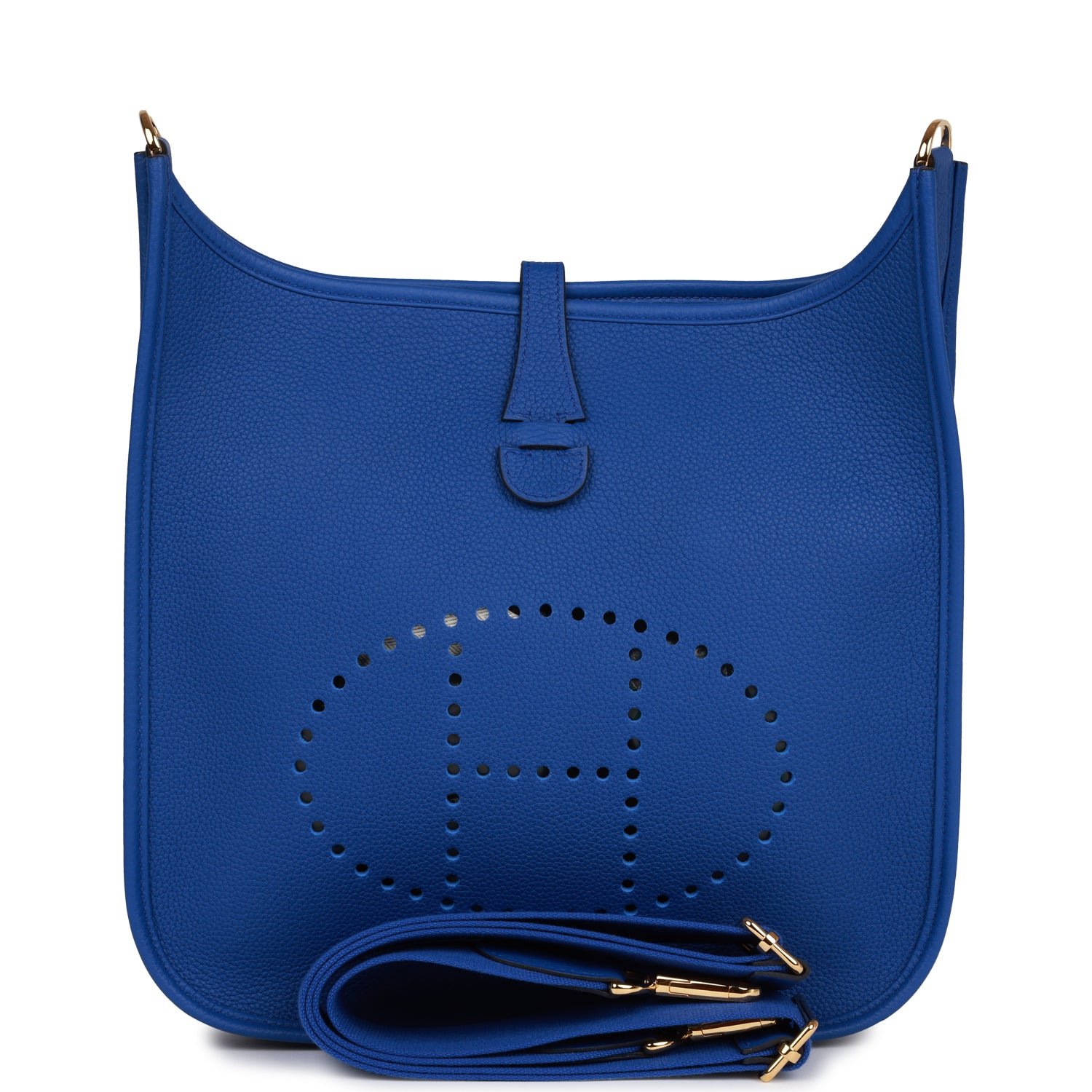749264d577d343bebba65ba6a947dde2 (1) Her.mès Bag | Evelyne Iii Pm Bleu Royal Maurice - Image 1