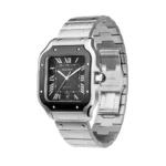 Car.tier Watch | Santos de Car.tier Silver&Black Sunburst Dial - Image 3