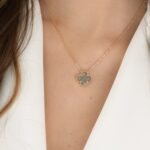 CLOVER 15MM GRAY MOTHER OF PEARL NECKLACE - Image 6