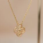 CLOVER 15MM BRONZING NECKLACE - Image 4
