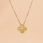 CLOVER 15MM BRONZING NECKLACE - Image 2