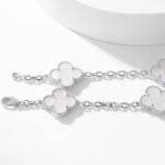 CLOVER 10 MOTIFS WHITE MOTHER OF PEARL NECKLACE - Image 9