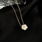 LUCKY WHITE MOP PLUM BLOSSOM NECKLACE - Image 7