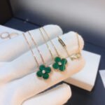 CLOVER 15MM DIAMOND TURQUOISE NECKLACE - Image 7