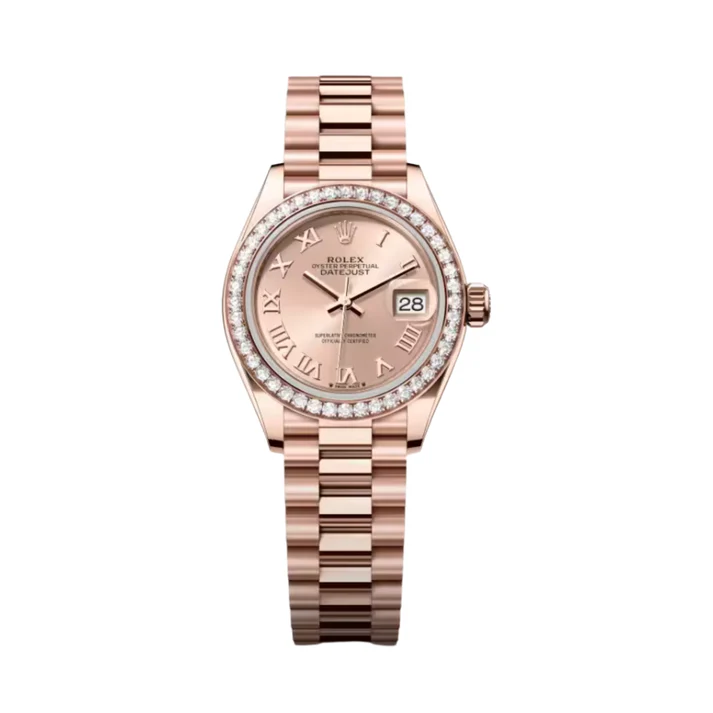 Rolex-Watch-Datejust-28-Rose-Dial-Diamond-Bezel-1_e0a5e6b1-67fc-4e23-a71d-73e4bf16d75e Rol.ex Watch | Datejust 28 Rose Dial Diamond Bezel - Image 1