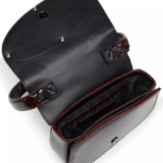 Diesel 1DR Liquid PU Shoulder Bag | Blood Black - Image 2