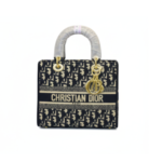 Di.or | Lady Leather Bag Black