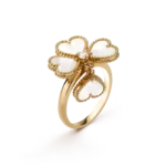 SWEET CLOVER WHITE MOP RING