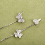FRIVOLE SILVER 9 FLOWERS NECKLACE - Image 4