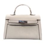 Her.mès | Mini Kelly Ii Bag Crafted From Epsom Leather With Canvas Sides