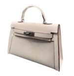 Her.mès | Mini Kelly Ii Bag Crafted From Epsom Leather With Canvas Sides - Image 2