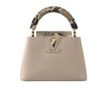L.ouis V.uitton | Capucines BB Galet Grey Taurillon Leather