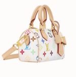L.ouis V.uitton | X Takashi Murakami Nano Speedy In The Multicolor White Canvas - Image 3