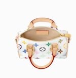 L.ouis V.uitton | X Takashi Murakami Nano Speedy In The Multicolor White Canvas - Image 2