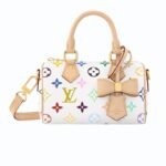 L.ouis V.uitton | X Takashi Murakami Nano Speedy In The Multicolor White Canvas