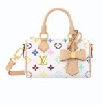 L.ouis V.uitton | X Takashi Murakami Nano Speedy In The Multicolor White Canvas