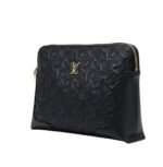 L.ouis V.uitton | Black Leather Pouch Or Clutch Bag - Image 2