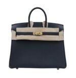 Her.mes | Birkin 25 Bag In Noir Togo