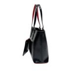 Chri.stian Loub.outin | Cabata Tote Bag In Black Crocodile-embossed Calfskin Leather - Image 2