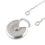 AMULETTE SILVER FULL DIAMOND NECKLACE - Image 2