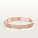 LOVE BRACELET 6.1MM DIAMOND-PAVED 10 BIG DIAMONDS - Image 4