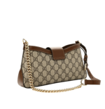 Gucci | Gg Supreme Monogram Calfskin Small Padlock Chain Shoulder Bag - Image 2