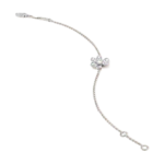 FRIVOLE SILVER FLOWER DIAMOND BRACELET - Image 4