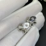 FRIVOLE MINI SILVER FLOWER EARRINGS - Image 4