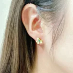 FRIVOLE FLOWER MALACHITE EARRINGS - Image 3