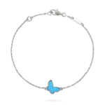 BUTTERFLY TURQUOISE BUTTERFLY BRACELET SILVER